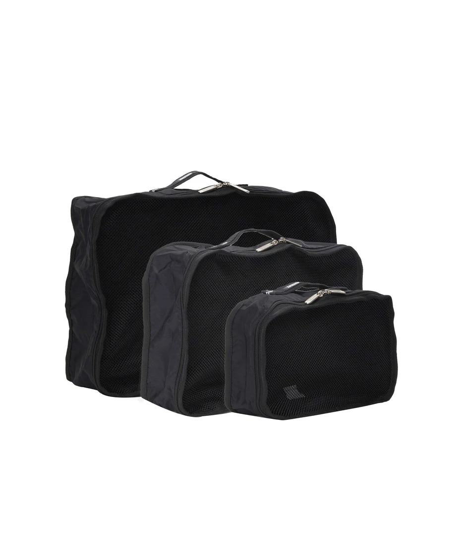 LeSportsac Voyage Packing Cubes Black Bags 3 LeSportsac Voyage Packing Cubes Black Bags