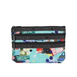 LeSportsac 3-Zip Cosmetic Exclusive! Painterly Spring