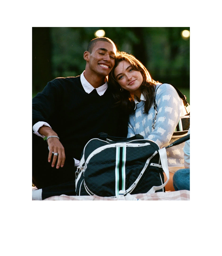 LeSportsac AEC Striped Tennis Bag 10 LeSportsac AEC Striped Tennis Bag