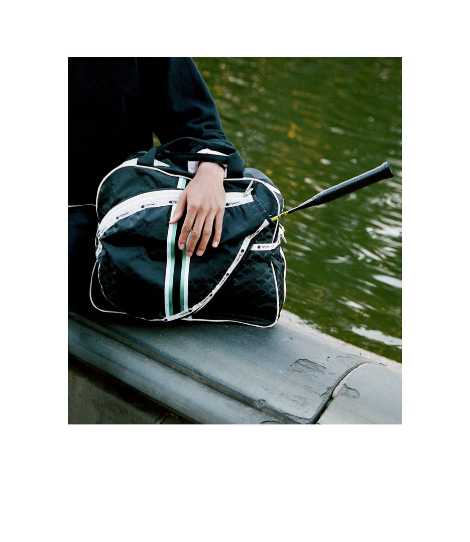 LeSportsac AEC Striped Tennis Bag 4 LeSportsac AEC Striped Tennis Bag